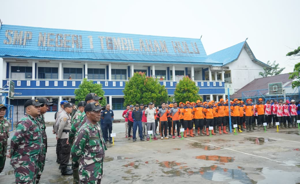 Pemkab Inhil Gelar Apel Kesiapsiagaan Bencana Hidrometeorologi