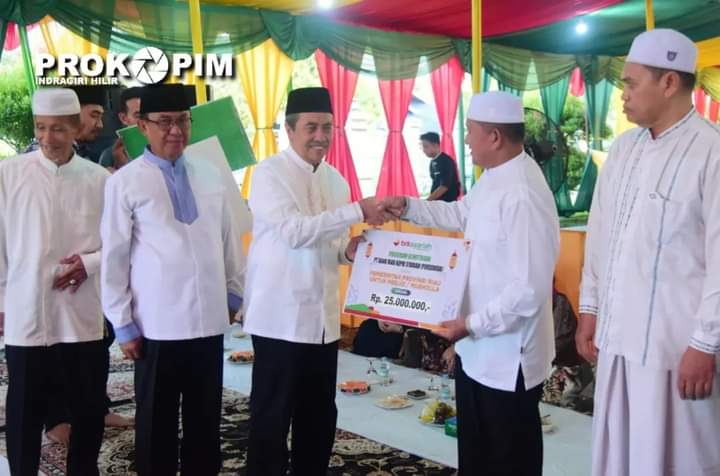 Bupati Wardan Sambut Kedatangan Gubernur Riau Dalam Rangka Safari Ramadhan 1444 H Ke Kabupaten Inhil